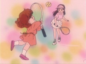 Little Naru Playing Tennis With Rui