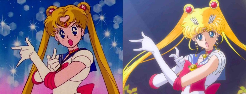Sailor Moon and Sailor Moon Crystal