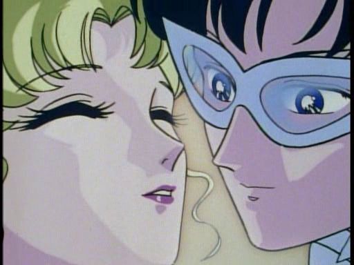 Usagi and Tuxedo Mask Share a Kiss (Ep. 22)
