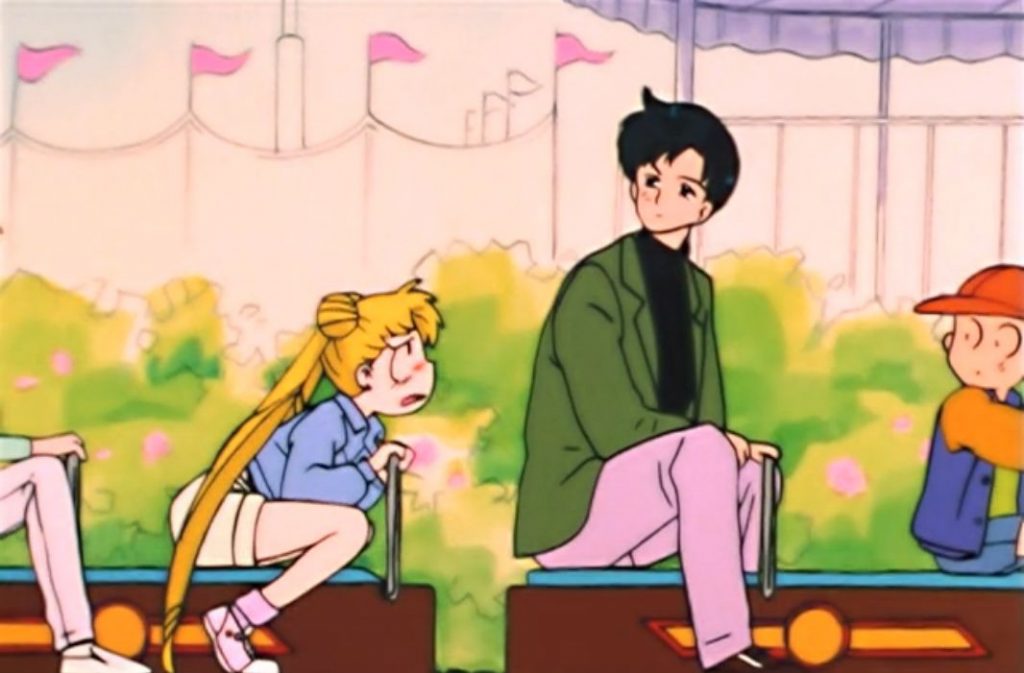 Mamoru doesn't let height restrictions stop him...