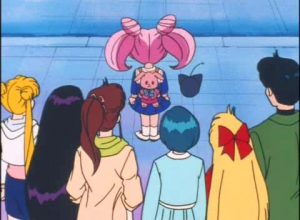 ChibiUsa gets ready to leave