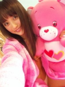 Ayaka Komatsu loving on Care Bears (2009)