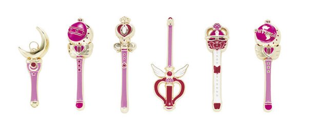 Sailor Moon wand pin collection