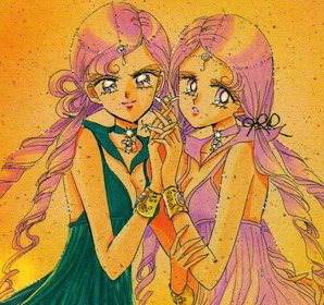 Sailor Lethe and Sailor Mnemosyne