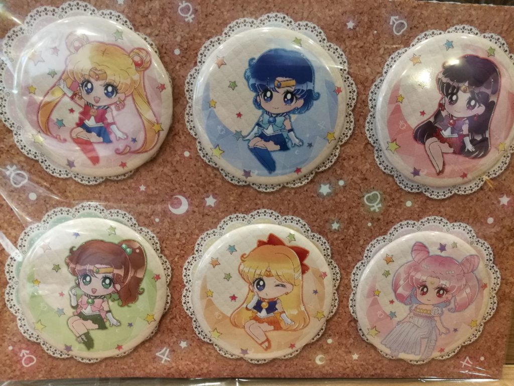 Set of Inner Senshi pins